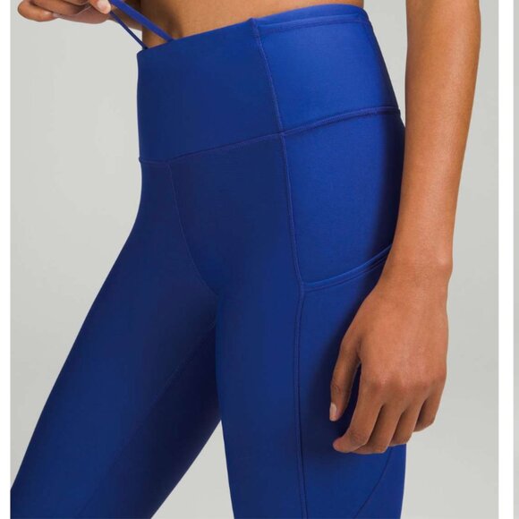 Lululemon Fast and Free Thermal Leggings with pockets 28" size 4 Black - Picture 13 of 15